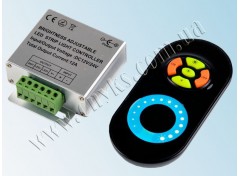 LED-диммер 12A RF 144Вт 12В Touch (black)